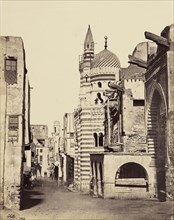 Street view in Cairo; Francis Frith, English, 1822 - 1898, Cairo, Egypt; 1858; Albumen silver print