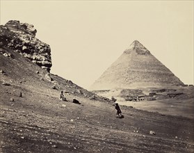The Second Pyramid from the Southeast; Francis Frith, English, 1822 - 1898, Giza, Egypt; 1858; Albumen silver print