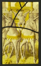A Fragment from The Triumph of Chastity over Love; South Netherlandish; Antwerp, ?, Belgium; about 1525–1530; Colorless glass