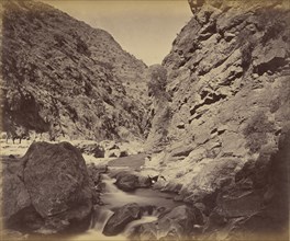 View of river; John Burke, British, active 1860s - 1870s, Afghanistan; 1878 - 1879; Albumen silver print