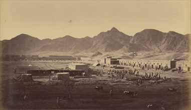 Interior of fort; John Burke, British, active 1860s - 1870s, Afghanistan; 1878 - 1879; Albumen silver print