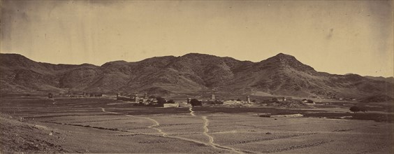 Desert landscape; John Burke, British, active 1860s - 1870s, Afghanistan; 1878 - 1879; Albumen silver print