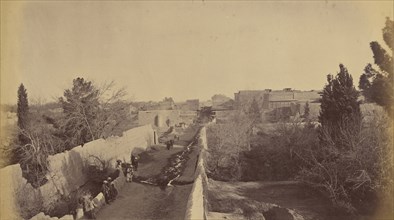 Street view; John Burke, British, active 1860s - 1870s, Afghanistan; 1878 - 1879; Albumen silver print