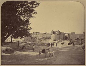 City scene; John Burke, British, active 1860s - 1870s, Afghanistan; 1878 - 1879; Albumen silver print