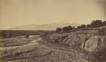 Desert landscape; John Burke, British, active 1860s - 1870s, Afghanistan; 1878 - 1879; Albumen silver print