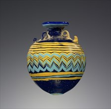 Aryballos; Greece; 6th - 4th century B.C; Glass; 7.2 cm, 2 13,16 in