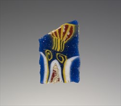 Plaque fragment; Alexandria, perhaps, Workshop in the Eastern Mediterranean, Egypt; 1st century B.C; Glass; 2.3 cm 7,8 in