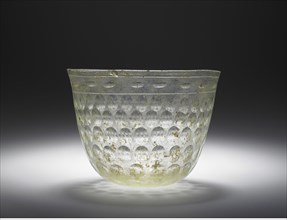 Cup; Eastern Mediterranean; 3rd - 4th century; Glass; 8.1 x 11.2 cm, 3 3,16 x 4 7,16 in