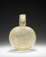 Flask; Eastern Mediterranean; second half of 3rd - 4th century; Glass; 12 cm, 4 3,4 in