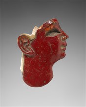 Head Inlay; Egypt; 1540 - 1075 B.C; Glass; 3 cm, 1 3,16 in
