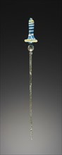 Ear Plug or Kohl Applicator; Egypt; 1365 - 1347 B.C; Glass, bronze; 14.7 cm, 5 13,16 in