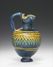 Oinochoe; Eastern Mediterranean; 6th - 4th century B.C; Glass; 8 cm, 3 1,8 in