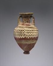 Amphoriskos; Eastern Mediterranean; 6th - 4th century B.C; Glass; 7.3 cm, 2 7,8 in