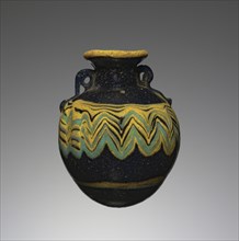 Aryballos; Eastern Mediterranean; 6th - 4th century B.C; Glass; 6 cm, 2 3,8 in