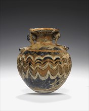 Aryballos; Eastern Mediterranean; 6th - 4th century B.C; Glass; 6.1 cm, 2 3,8 in