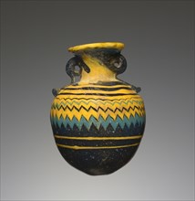Aryballos; Eastern Mediterranean; 6th - 4th century B.C; Glass; 6 cm, 2 3,8 in