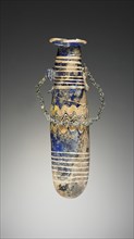 Alabastron; Olbia, perhaps, Ukraine; 6th - 4th century B.C; Glass and bronze; 12.5 cm, 4 15,16 in