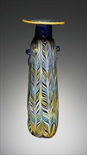 Alabastron; Eastern Mediterranean; 4th - 3rd century B.C; Glass; 16.5 cm, 6 1,2 in