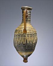 Amphoriskos; Eastern Mediterranean; 2nd - 1st century B.C; Glass; 12.5 cm, 4 15,16 in