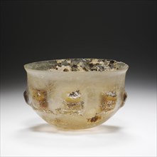 Ribbed Bowl; Eastern Mediterranean; 1st century B.C; Glass; 5.6 x 9.3 cm, 2 3,16 x 3 11,16 in