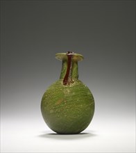 Two-Handled Flask; Eastern Mediterranean or Italy; 1st century; Glass; 7.8 cm, 3 1,16 in