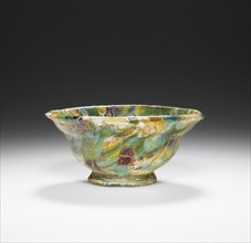 Mosaic Bowl; Eastern Mediterranean; end of 1st century B.C. - 1st century A.D; Glass; 4 x 9.4 cm, 1 9,16 x 3 11,16 in