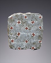 Floral Plaque Fragment; Eastern Mediterranean; end of 1st century B.C. - 1st century A.D; Glass; 4 cm, 1 9,16 in