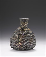 Flask; Eastern Mediterranean; 1st century A.D; Glass; 7.2 × 6.2 cm, 2 13,16 × 2 7,16 in