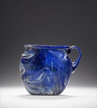One-handled Cup; Eastern Mediterranean; perhaps 1st - 2nd century; Glass; 7 x 7 cm, 2 3,4 x 2 3,4 in