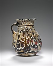 One-handled Cup; Eastern Mediterranean; about 2nd century; Glass; 12.8 cm, 5 1,16 in