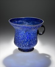 One-handled Cup; Roman Empire; 1st century; Glass; 12.2 x 14.5 cm, 4 13,16 x 5 11,16 in