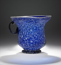 One-handled Cup; Roman Empire; 1st century; Glass; 12.2 x 14.5 cm, 4 13,16 x 5 11,16 in