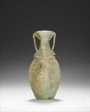 Basket Amphoriskos; Attributed to the Workshop of the Floating Handles, Roman, Eastern Mediterranean; 1st century; Glass