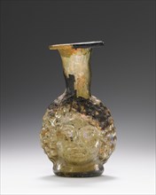 Double Head Flask; Eastern Mediterranean; about 2nd century; Glass; 9.4 cm, 3 11,16 in