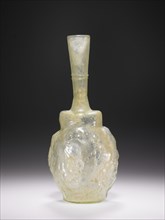 Head Flask; Eastern Mediterranean; about 2nd century; Glass; 19.4 cm, 7 5,8 in