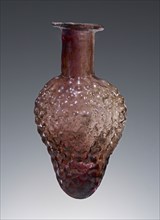 Grape Flask; Eastern Mediterranean; about 2nd century; Glass; 10.3 cm, 4 1,16 in