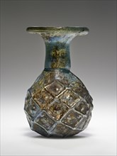 Sprinkler Flask; Eastern Mediterranean; 3rd - 4th century; Glass; 7.3 cm, 2 7,8 in