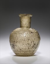 Flask; Eastern Mediterranean; perhaps 4th - 5th century; Glass; 11 cm, 4 5,16 in