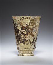 Beaker; Eastern Mediterranean; end of 1st - beginning of 2nd century; Glass; 10.1 cm, 4 in