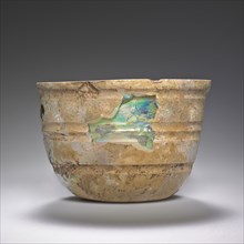 Cup; Eastern Mediterranean; presumably 2nd century; Glass; 6.8 x 9.8 cm, 2 11,16 x 3 7,8 in