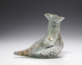 Bird - Shaped Flask; Eastern Mediterranean; 1st - 2nd century; Glass; 7.8 x 9 cm, 3 1,16 x 3 9,16 in