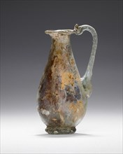 Miniature Oinochoe; Eastern Mediterranean; 2nd - 3rd century; Glass; 6.5 cm, 2 9,16 in