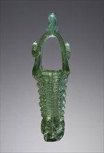 Quadripartite Kohl Tube; Roman Empire; 5th - 6th century; Glass; 22.5 x 6 cm, 8 7,8 x 2 3,8 in
