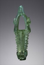 Quadripartite Kohl Tube; Roman Empire; 5th - 6th century; Glass; 22.5 x 6 cm, 8 7,8 x 2 3,8 in