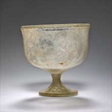 Cup; Eastern Mediterranean; 4th - 5th century; Glass; 8.3 x 8 cm, 3 1,4 x 3 1,8 in