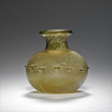Jar; Roman Empire; 3rd - 5th century; Glass; 7 x 7 cm, 2 3,4 x 2 3,4 in