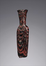 Flask; Eastern Mediterranean; 9th - 11th century; Glass; 9.3 x 2.5 cm, 3 11,16 x 1 in