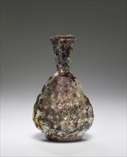 Flask; Eastern Mediterranean; perhaps 7th - 9th century; Glass; 10 x 6 cm, 3 15,16 x 2 3,8 in