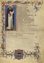 Saint Dominic; Niccolò di Giacomo da Bologna, Italian, active 1349 - 1403, Bologna, Italy; about 1386; Tempera and gold on