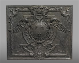 Fire Back; French; about 1703 - 1725; Cast iron; 80 x 96 cm, 131.5431 kg, 31 1,2 x 37 13,16 in., 290 lb.